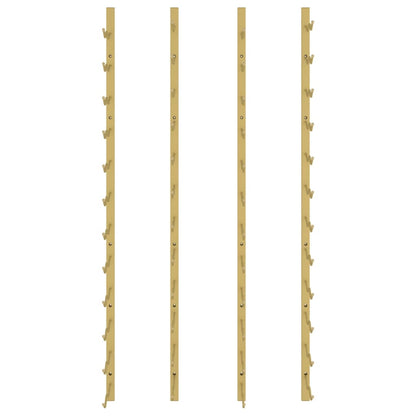 Wand-Weinregal für 24 Flaschen 2 Stk. Golden Eisen - Pazzar.ch