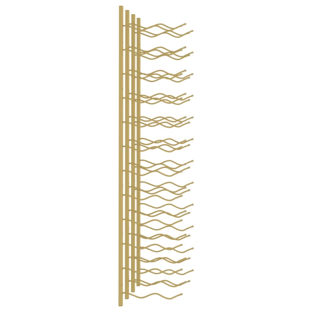 Wand-Weinregal für 24 Flaschen 2 Stk. Golden Eisen - Pazzar.ch