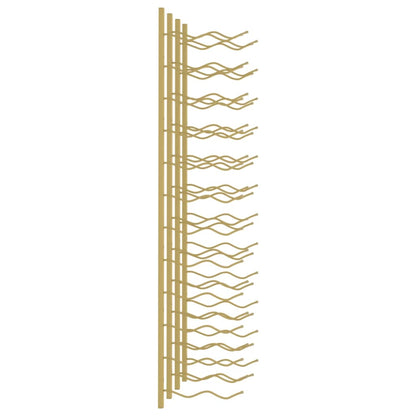 Wand-Weinregal für 24 Flaschen 2 Stk. Golden Eisen - Pazzar.ch