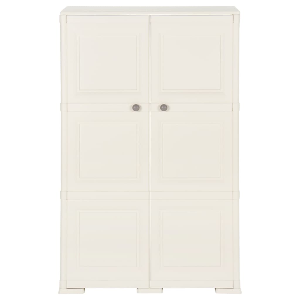Kunststoffschrank 79x43x125 cm Holzdesign Vanilleeis - Pazzar.ch