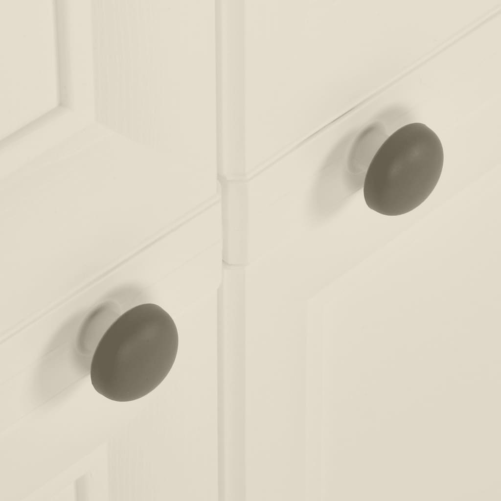 Kunststoffschrank 79x43x85,5 cm Holzdesign Vanilleeis - Pazzar.ch