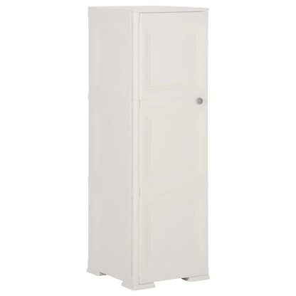 Kunststoffschrank 40x43x125 cm Holzdesign Angora-Weiß - Pazzar.ch