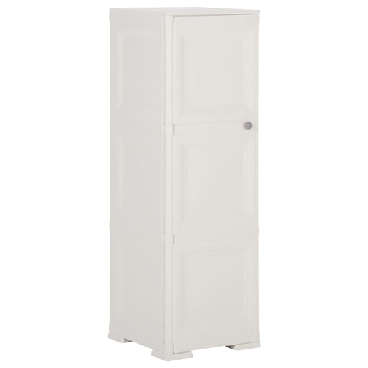 Kunststoffschrank 40x43x125 cm Holzdesign Angora-Weiß - Pazzar.ch
