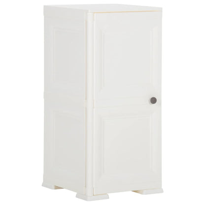 Kunststoffschrank 40x43x85,5 cm Holzdesign Angora-Weiß - Pazzar.ch
