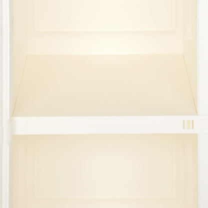 Kunststoffschrank 40x43x85,5 cm Holzdesign Angora-Weiß - Pazzar.ch
