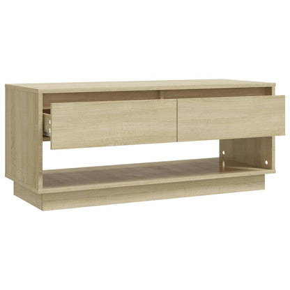 TV-Schrank Sonoma-Eiche 102x41x44 cm Holzwerkstoff - Pazzar.ch