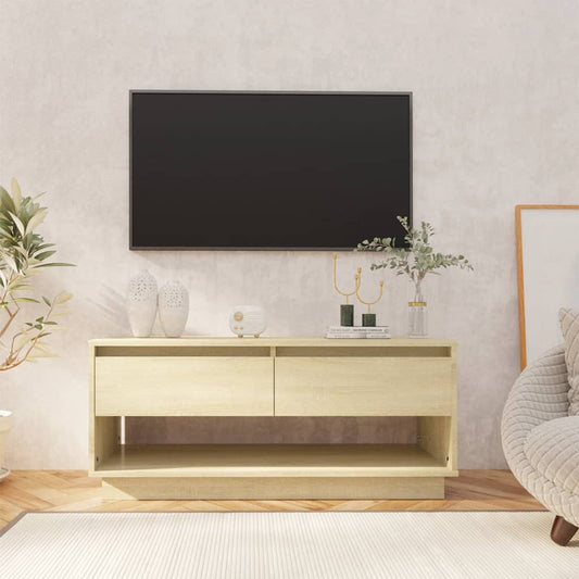 TV-Schrank Sonoma-Eiche 102x41x44 cm Holzwerkstoff - Pazzar.ch
