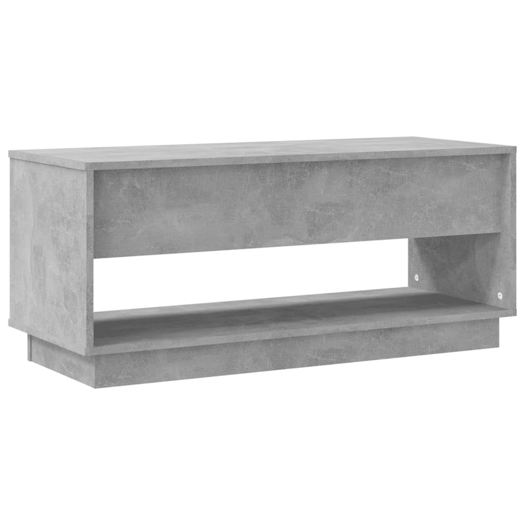 TV-Schrank Betongrau 102x41x44 cm Holzwerkstoff - Pazzar.ch