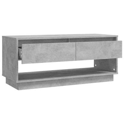 TV-Schrank Betongrau 102x41x44 cm Holzwerkstoff - Pazzar.ch