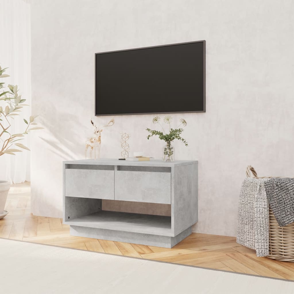 TV-Schrank Betongrau 70x41x44 cm Holzwerkstoff - Pazzar.ch