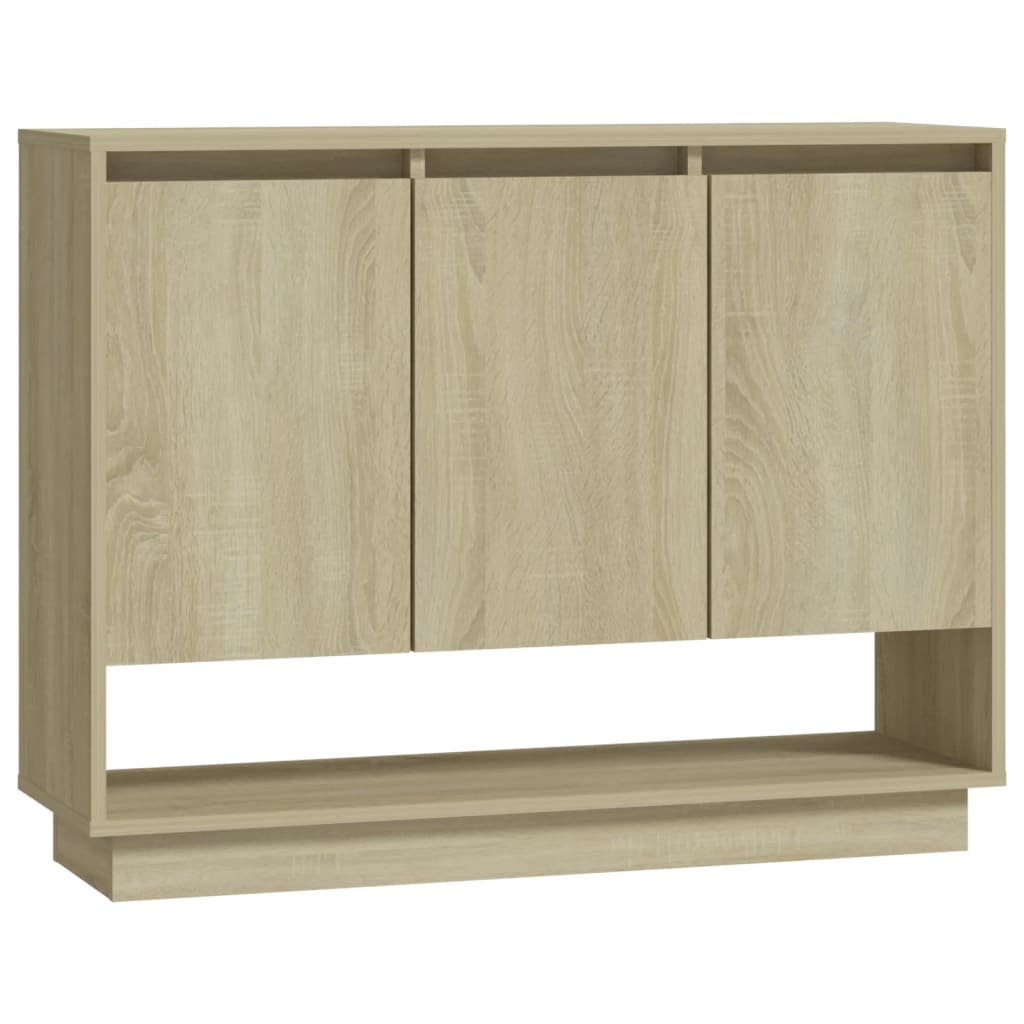 Sideboard Sonoma-Eiche 97x31x75 cm Holzwerkstoff - Pazzar.ch