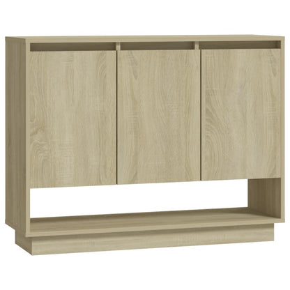 Sideboard Sonoma-Eiche 97x31x75 cm Holzwerkstoff - Pazzar.ch