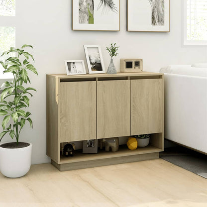 Sideboard Sonoma-Eiche 97x31x75 cm Holzwerkstoff - Pazzar.ch