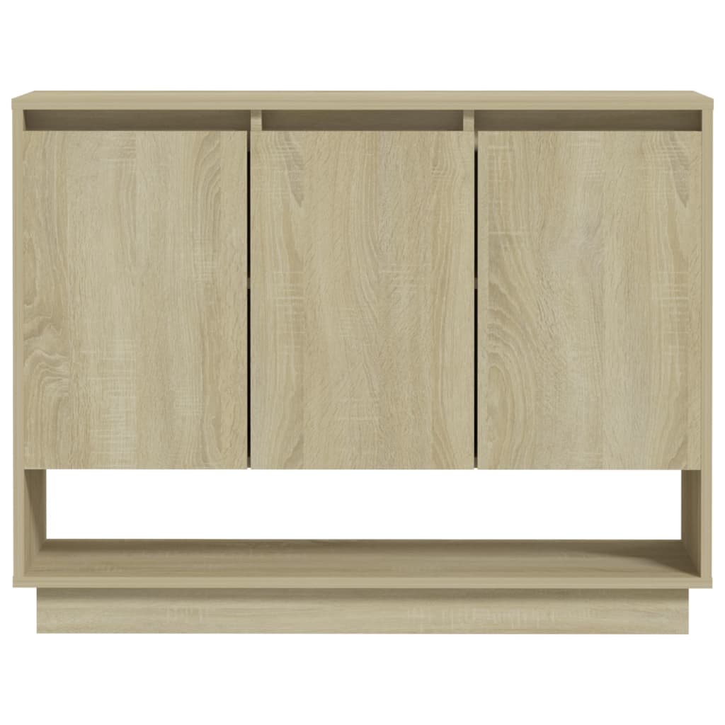 Sideboard Sonoma-Eiche 97x31x75 cm Holzwerkstoff - Pazzar.ch