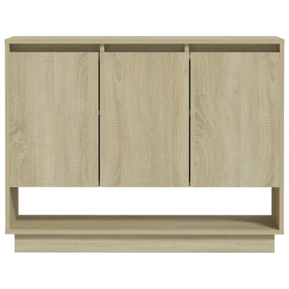 Sideboard Sonoma-Eiche 97x31x75 cm Holzwerkstoff - Pazzar.ch
