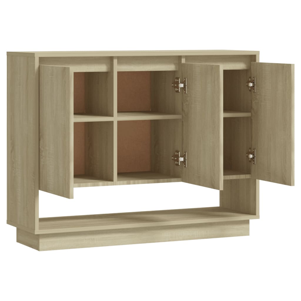 Sideboard Sonoma-Eiche 97x31x75 cm Holzwerkstoff - Pazzar.ch