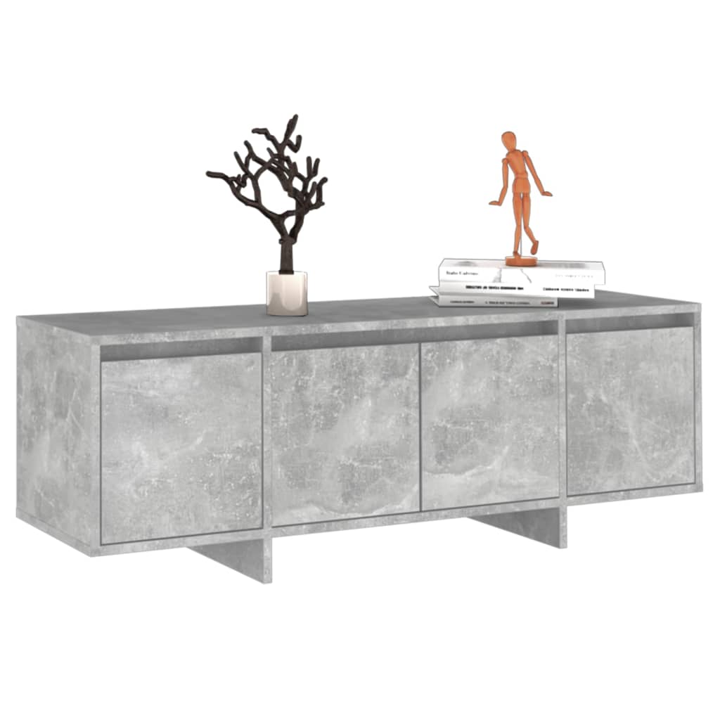 TV-Schrank Betongrau 120x30x40,5 cm Holzwerkstoff - Pazzar.ch