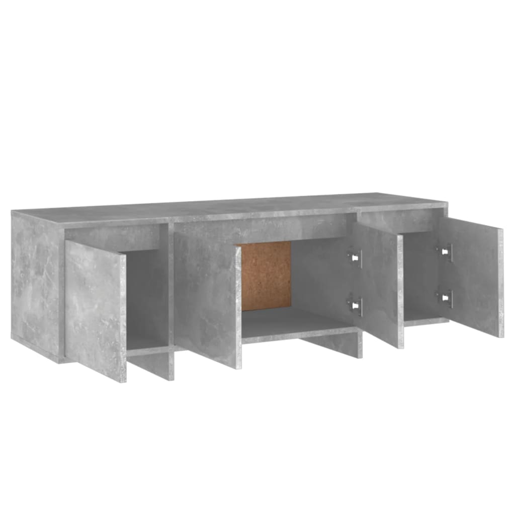 TV-Schrank Betongrau 120x30x40,5 cm Holzwerkstoff - Pazzar.ch