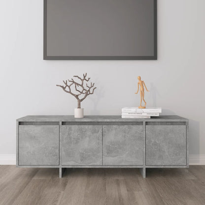 TV-Schrank Betongrau 120x30x40,5 cm Holzwerkstoff - Pazzar.ch