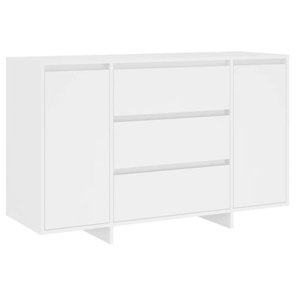 Sideboard mit 3 Schubladen Weiß 120x41x75 cm Holzwerkstoff - Pazzar.ch