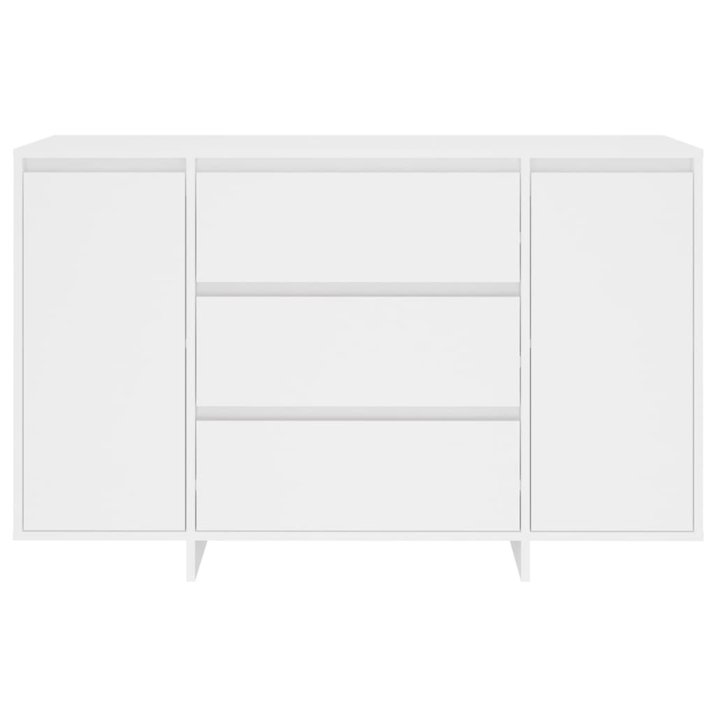 Sideboard mit 3 Schubladen Weiß 120x41x75 cm Holzwerkstoff - Pazzar.ch