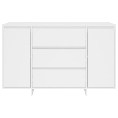 Sideboard mit 3 Schubladen Weiß 120x41x75 cm Holzwerkstoff - Pazzar.ch