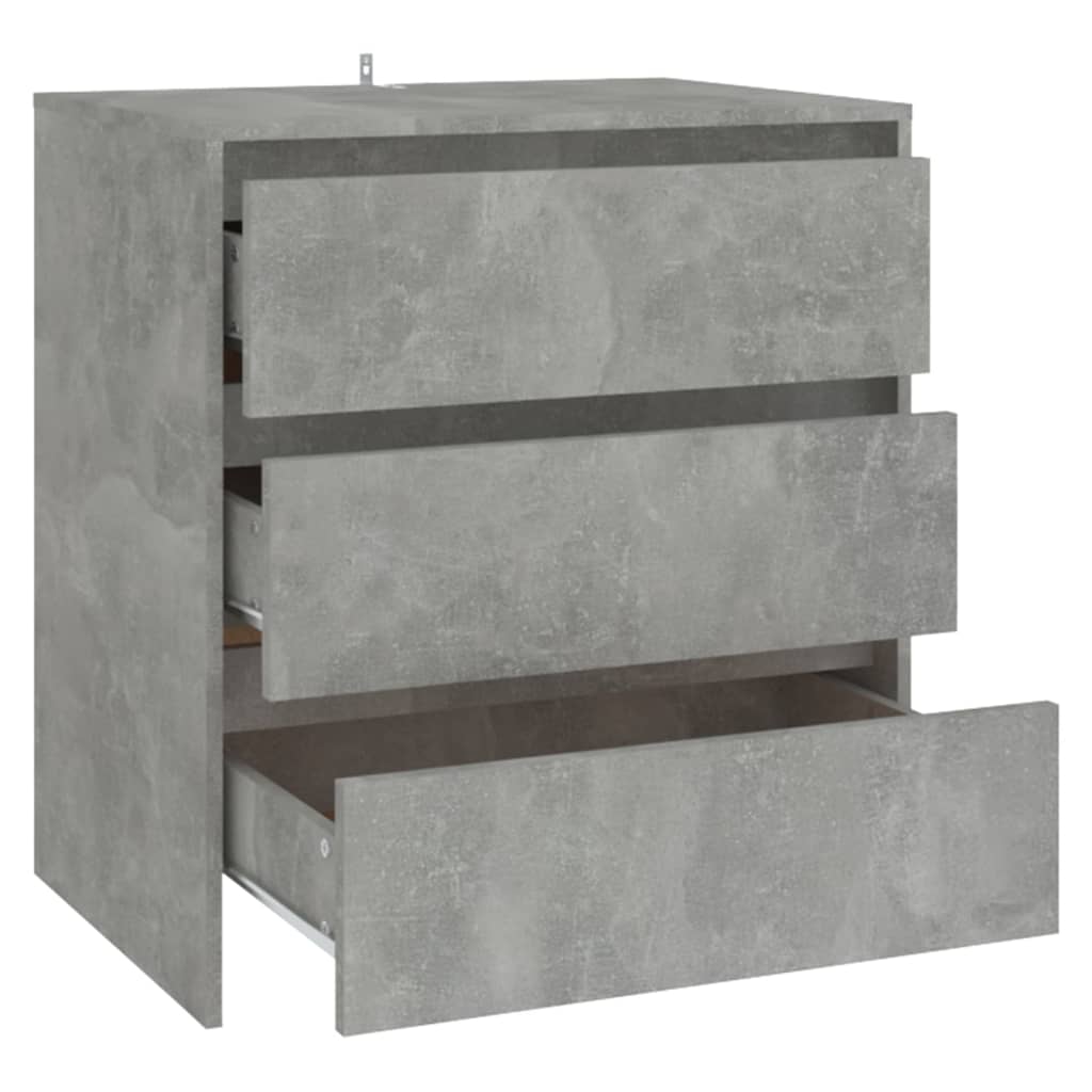 Sideboard Betongrau 70x41x75 cm Holzwerkstoff - Pazzar.ch