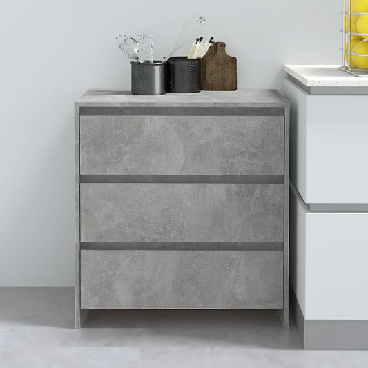 Sideboard Betongrau 70x41x75 cm Holzwerkstoff - Pazzar.ch