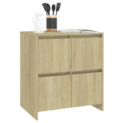 Sideboard Sonoma-Eiche 70x41x75 cm Holzwerkstoff - Pazzar.ch
