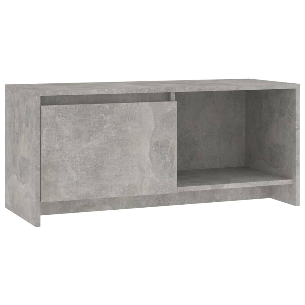 TV-Schrank Betongrau 90x35x40 cm Holzwerkstoff - Pazzar.ch