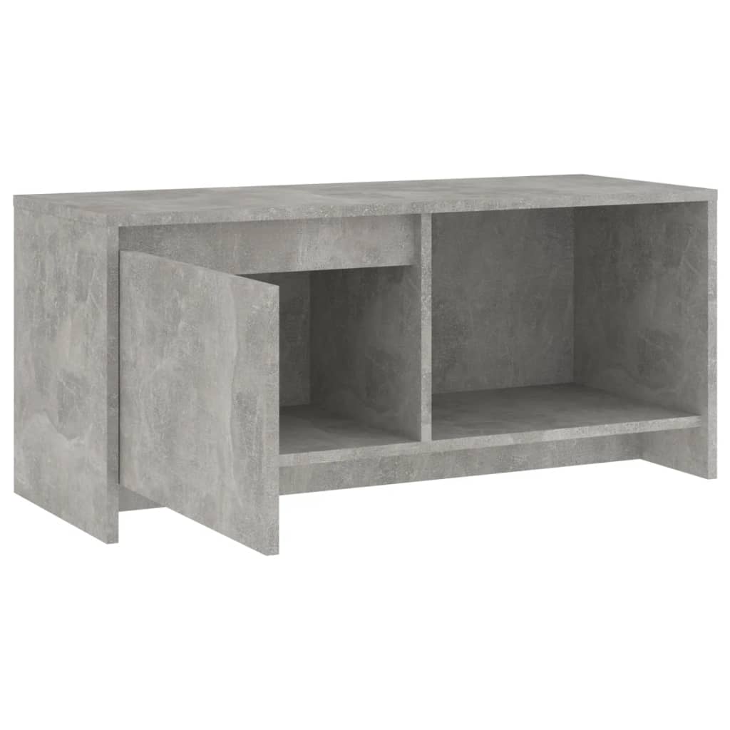 TV-Schrank Betongrau 90x35x40 cm Holzwerkstoff - Pazzar.ch
