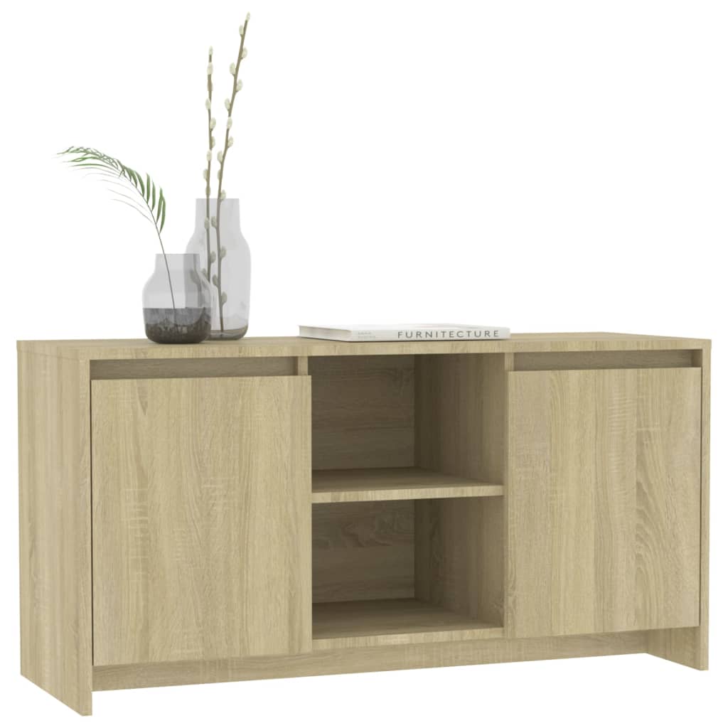 TV-Schrank Sonoma-Eiche 102x37,5x52,5 cm Holzwerkstoff - Pazzar.ch