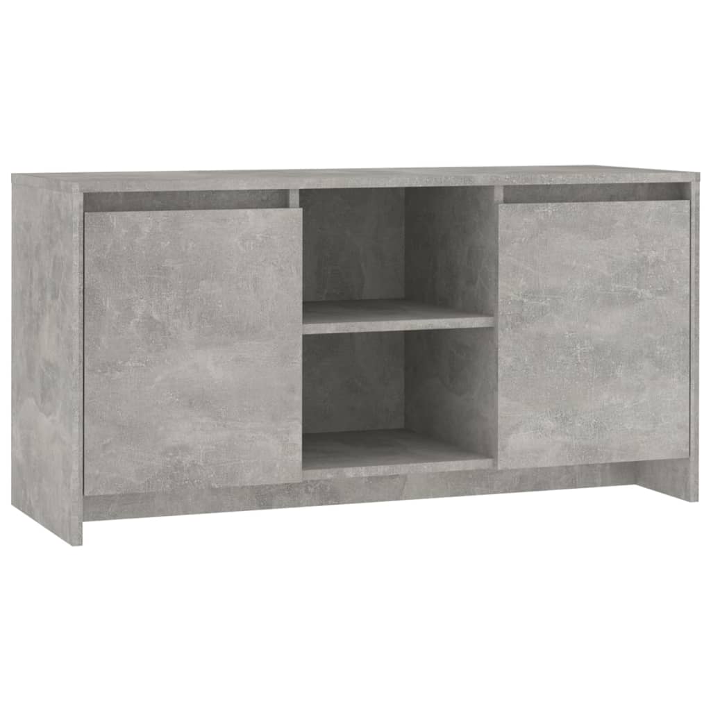 TV-Schrank Betongrau 102x37,5x52,5 cm Holzwerkstoff - Pazzar.ch