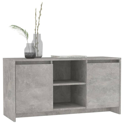 TV-Schrank Betongrau 102x37,5x52,5 cm Holzwerkstoff - Pazzar.ch