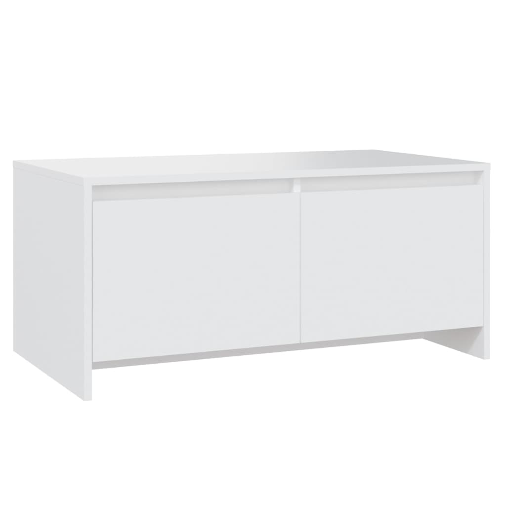 Couchtisch Weiß 90x50x41,5 cm Holzwerkstoff - Pazzar.ch