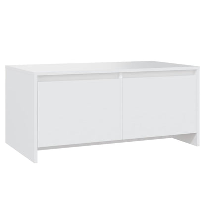 Couchtisch Weiß 90x50x41,5 cm Holzwerkstoff - Pazzar.ch