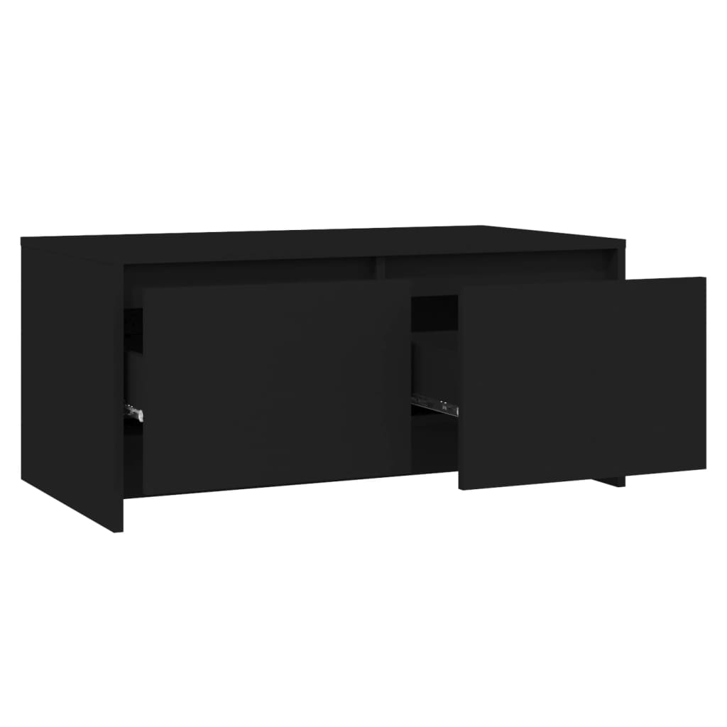 Couchtisch Schwarz 90x50x41,5 cm Holzwerkstoff - Pazzar.ch