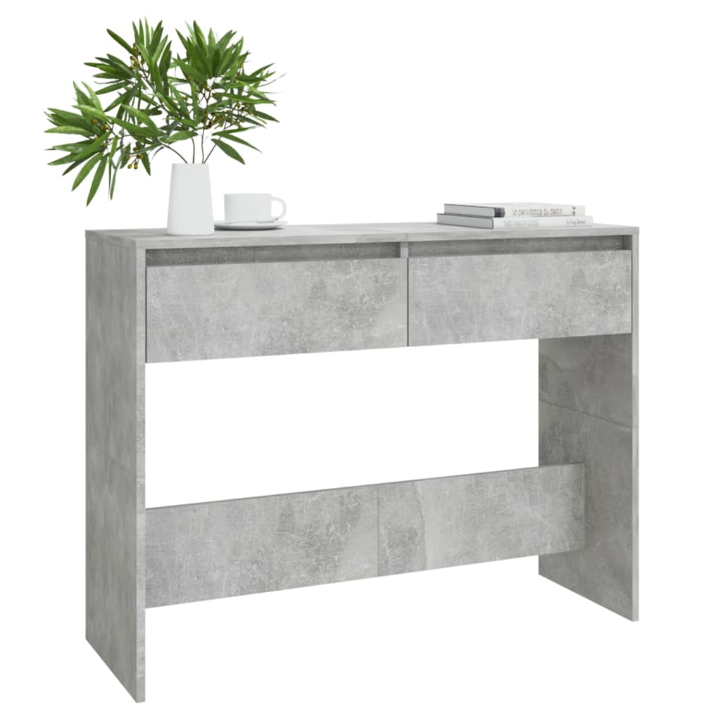 Konsolentisch Betongrau 100x35x76,5 cm Holzwerkstoff - Pazzar.ch