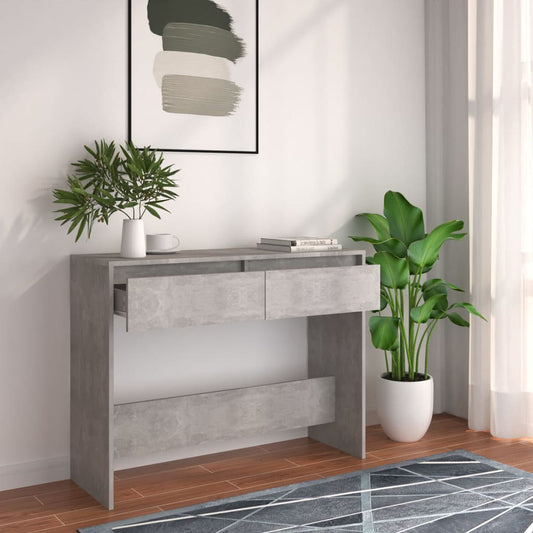 Konsolentisch Betongrau 100x35x76,5 cm Holzwerkstoff - Pazzar.ch