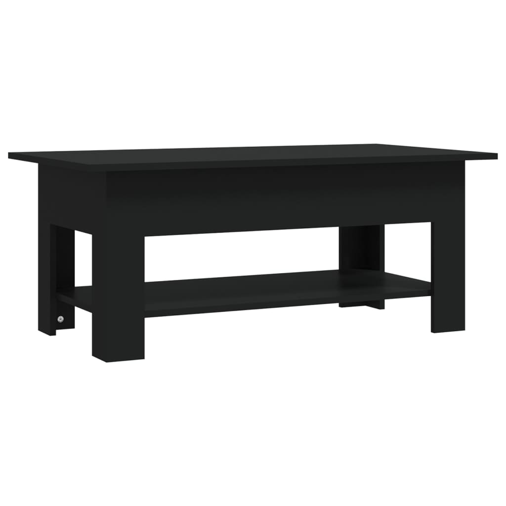 Couchtisch Schwarz 102x55x42 cm Holzwerkstoff - Pazzar.ch