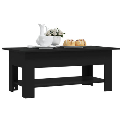 Couchtisch Schwarz 102x55x42 cm Holzwerkstoff - Pazzar.ch