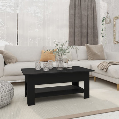 Couchtisch Schwarz 102x55x42 cm Holzwerkstoff - Pazzar.ch