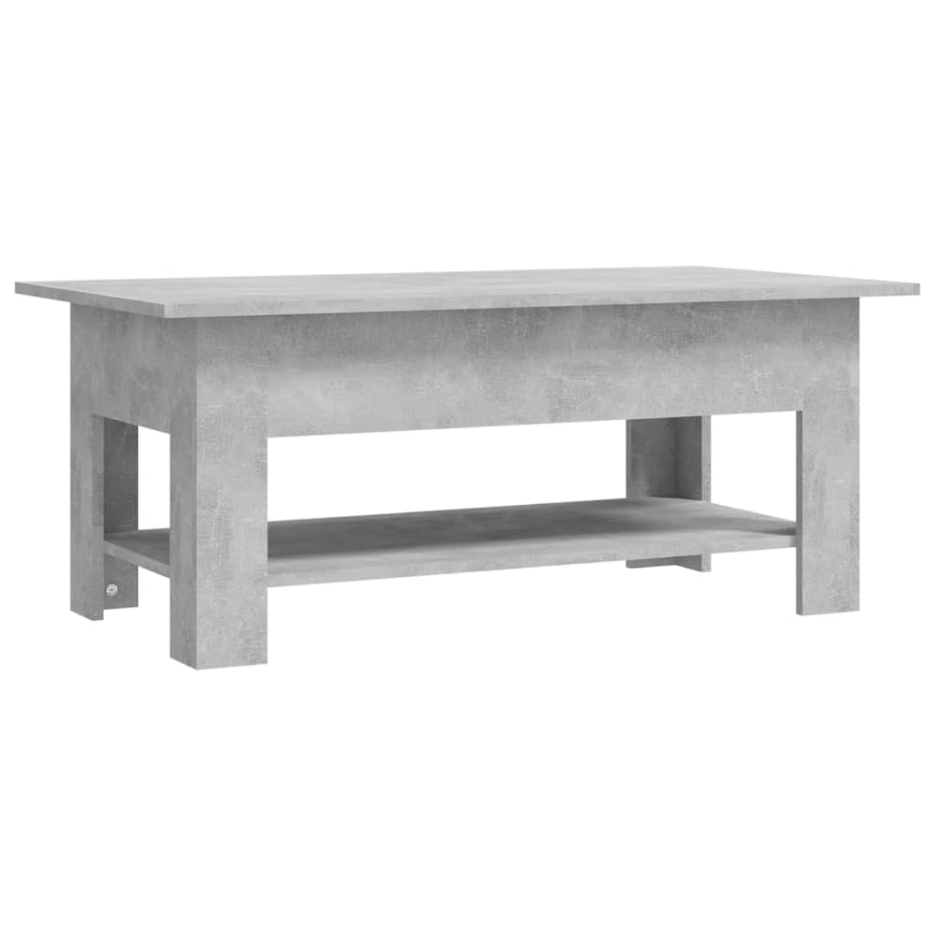 Couchtisch Betongrau 102x55x42 cm Holzwerkstoff - Pazzar.ch