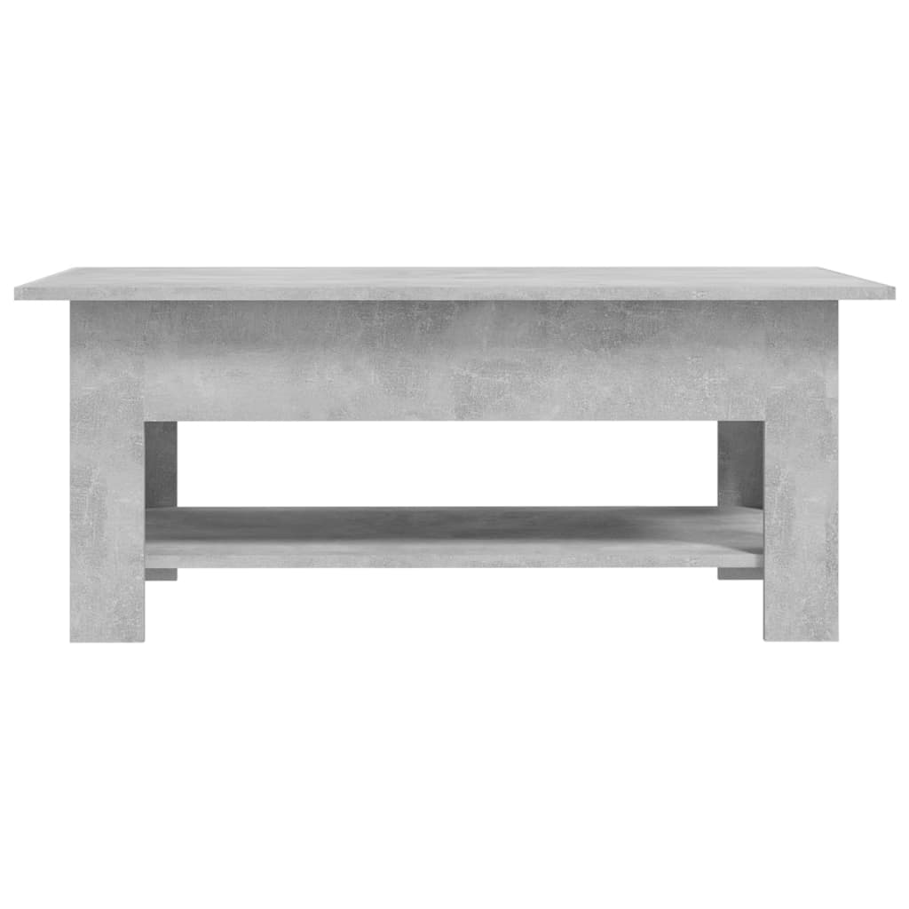 Couchtisch Betongrau 102x55x42 cm Holzwerkstoff - Pazzar.ch