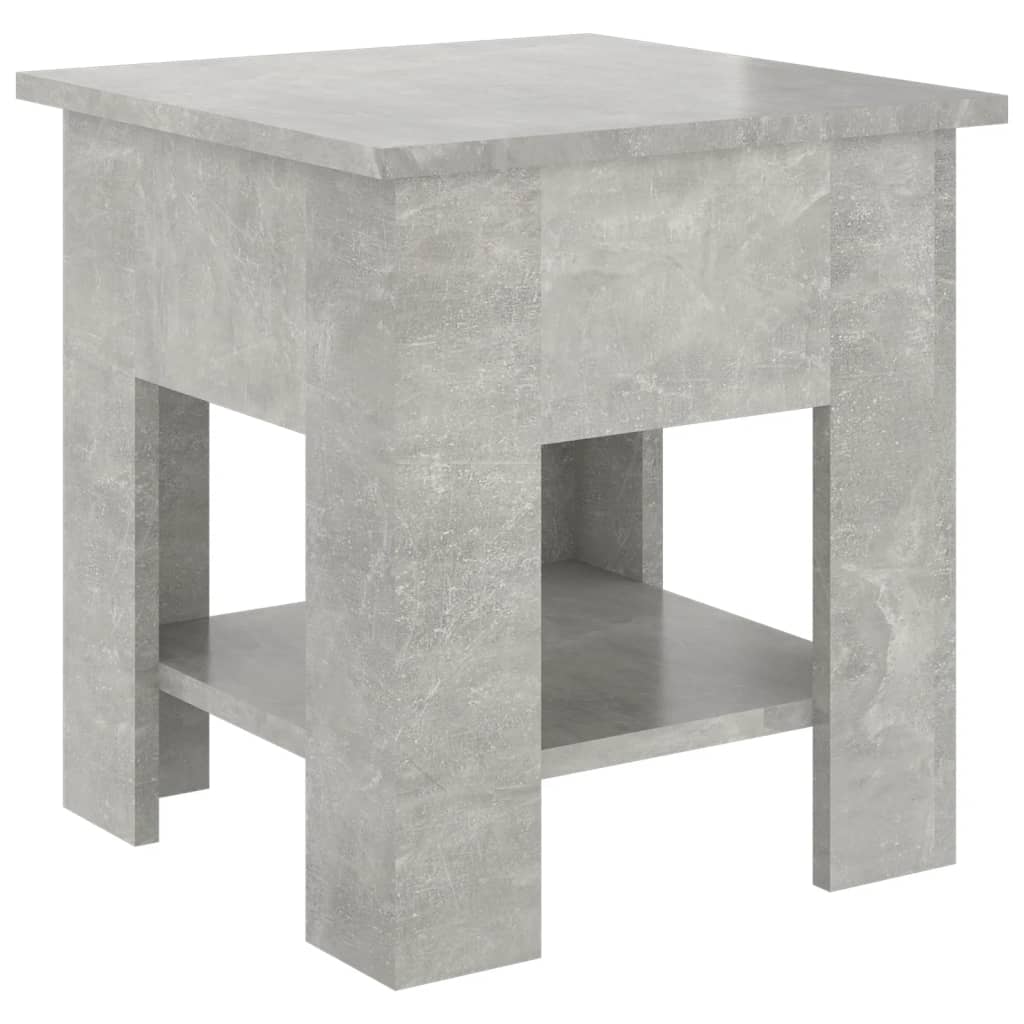 Couchtisch Betongrau 40x40x42 cm Holzwerkstoff - Pazzar.ch