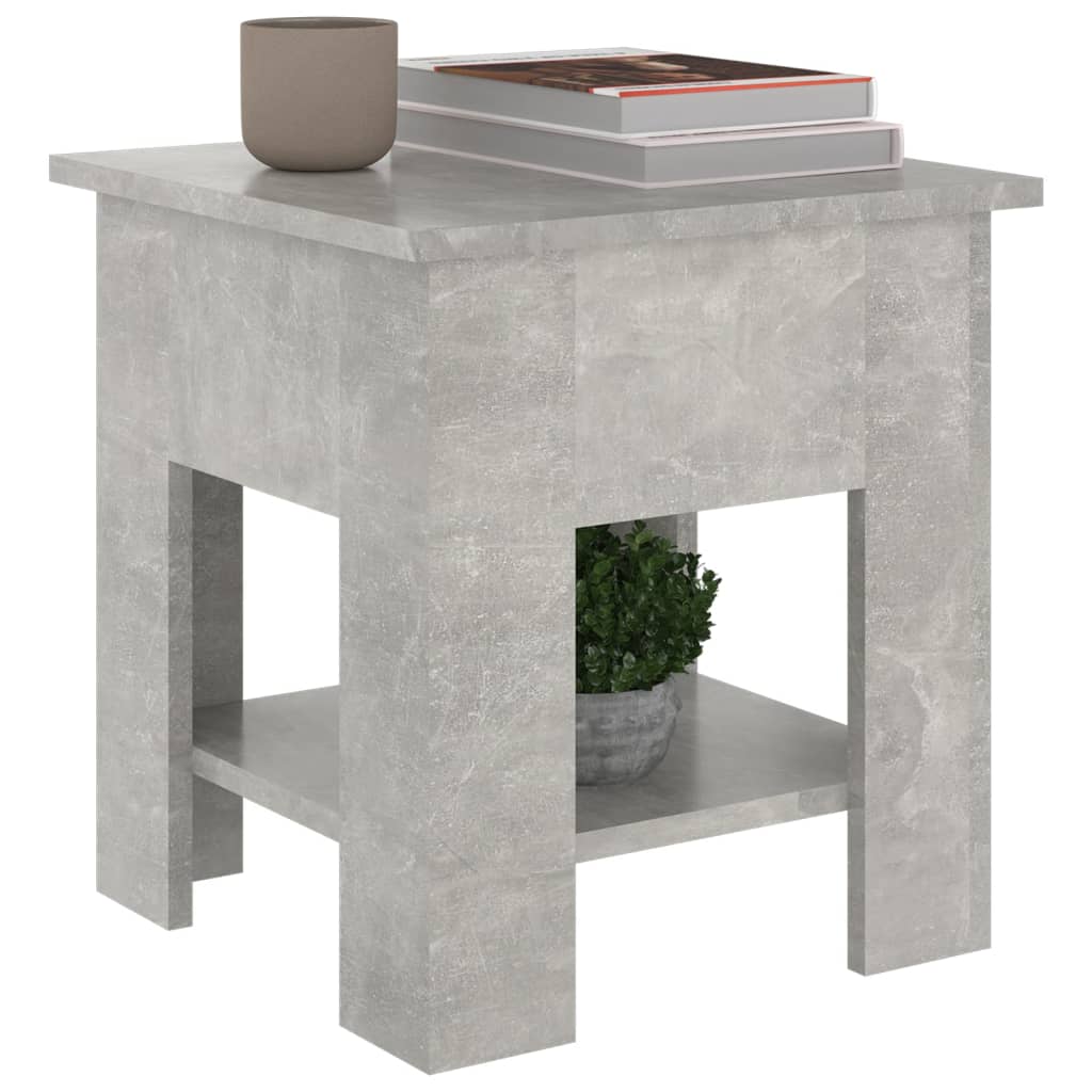 Couchtisch Betongrau 40x40x42 cm Holzwerkstoff - Pazzar.ch