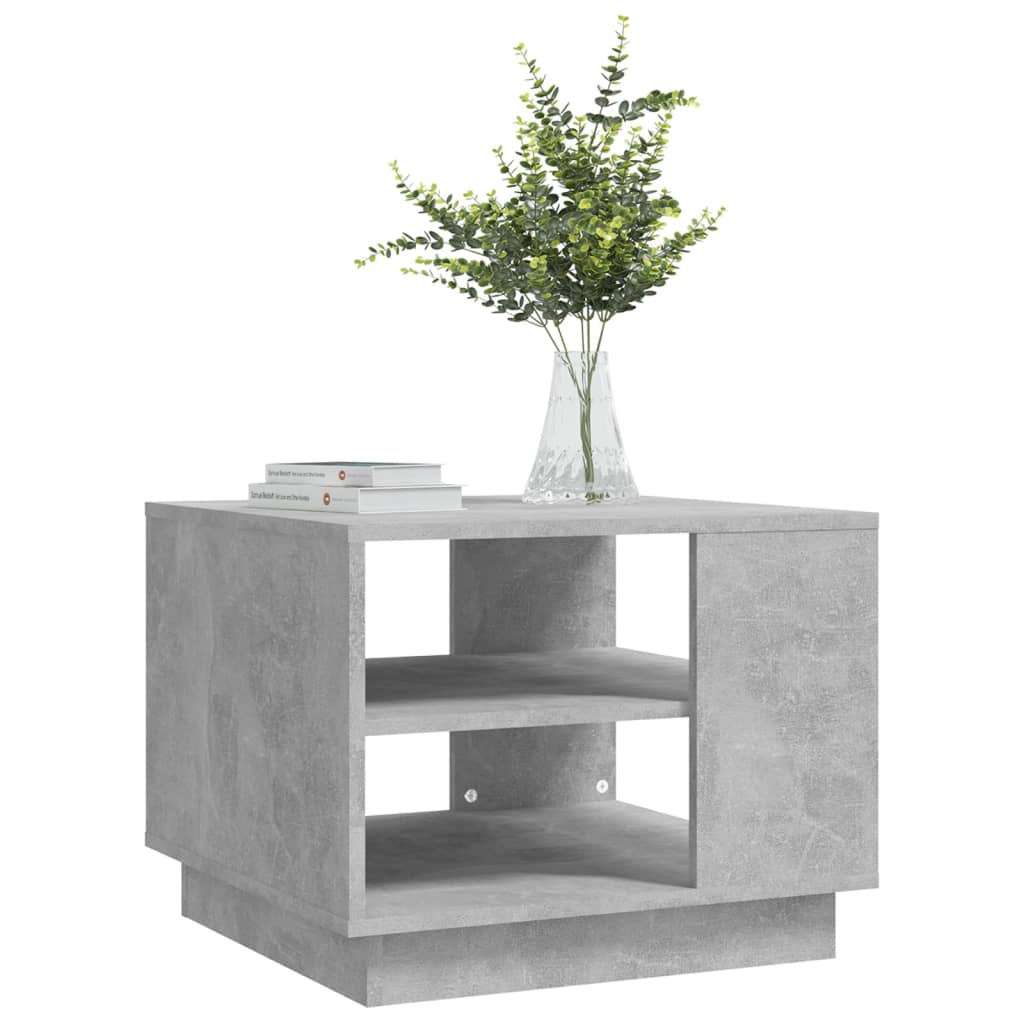 Couchtisch Betongrau 55x55x43 cm Holzwerkstoff - Pazzar.ch