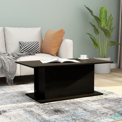 Couchtisch Schwarz 102x55,5x40 cm Holzwerkstoff - Pazzar.ch