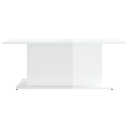 Couchtisch Hochglanz-Weiß 102x55,5x40 cm Holzwerkstoff - Pazzar.ch