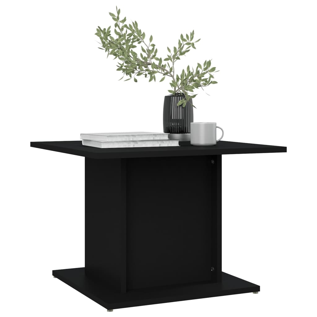 Couchtisch Schwarz 55,5x55,5x40 cm Holzwerkstoff - Pazzar.ch